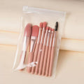 Rose Radiance 10-Piece Makeup Brush Set with Travel Case